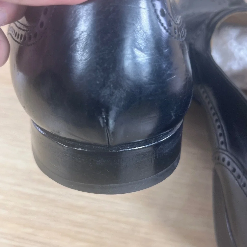 Mezlan black leather